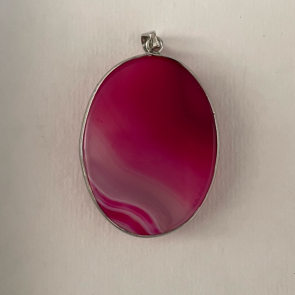 Pink Cabochon Pendant - Picture 1 of 5